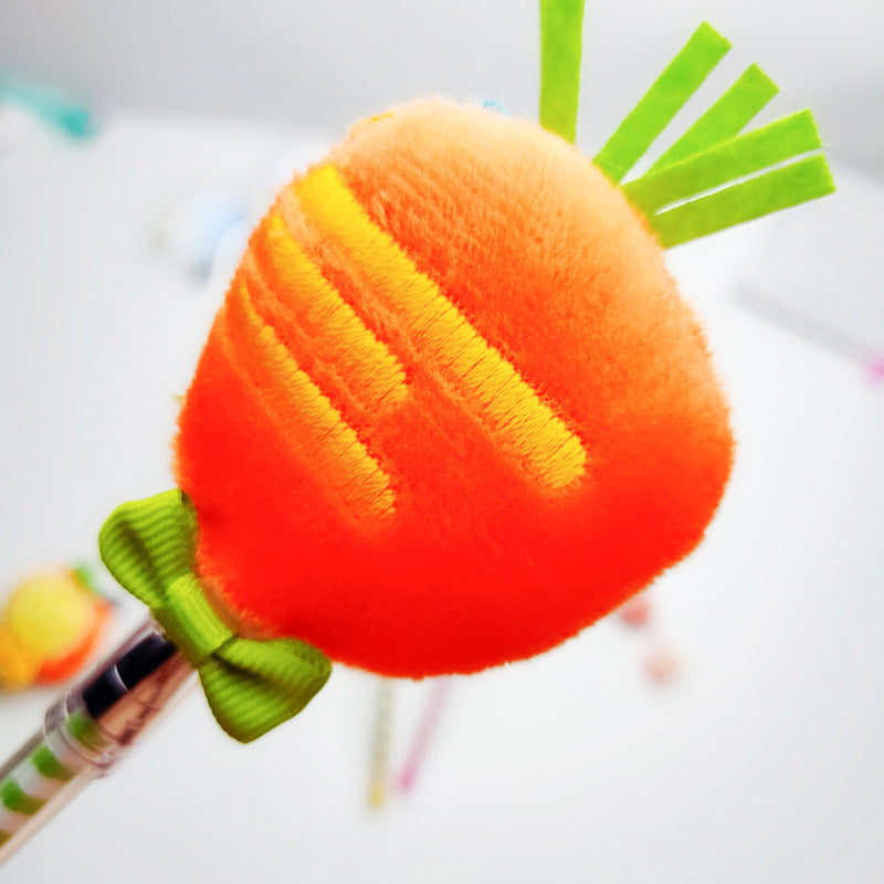 Wholesale Plush Fruit Plastic Neutral Pens